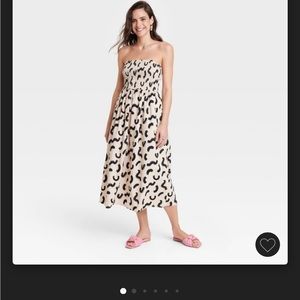 Women’s Strapless Smocked Tube Dress -NWOT- size XL